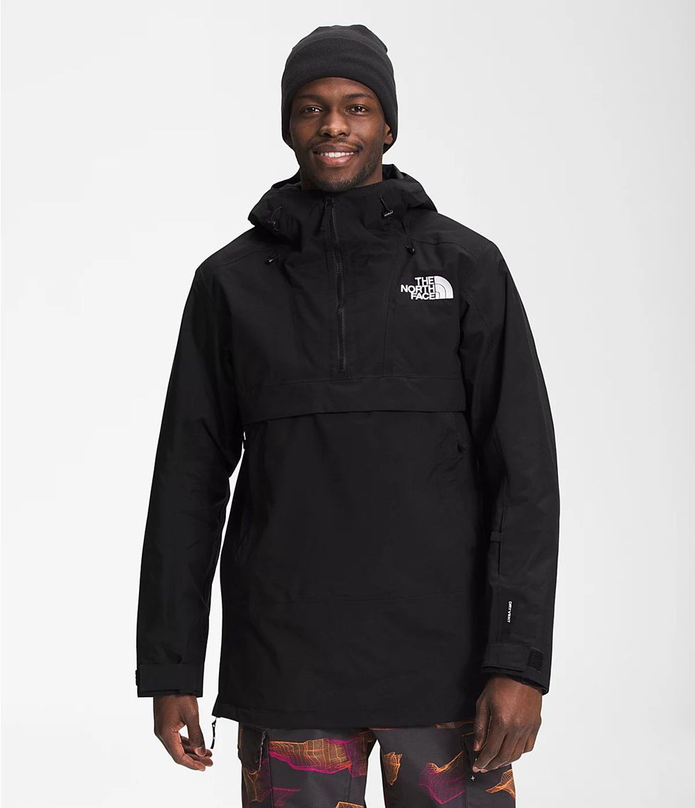 The North Face Silvani Anorak Wasserdichte Jacken Herren - Schwarz CH-200GCKW